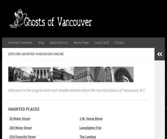 GhostsofVancouver.com(Explore Haunted Vancouver Online) Screenshot