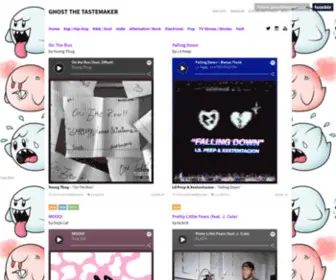 Ghostthetastemaker.com(Music Discovery + Music Curation + Film Junkie) Screenshot