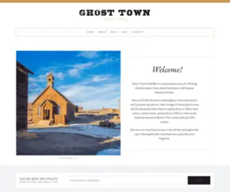 Ghosttowngoldmine.com(Ghost Town Gold Mine) Screenshot