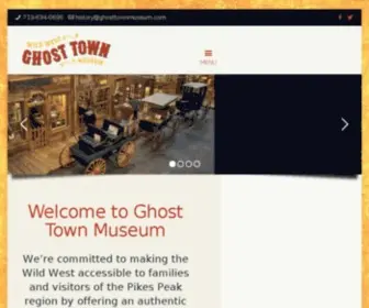Ghosttownmuseum.com(Ghost Town Museum) Screenshot