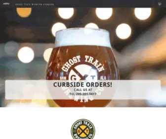 Ghosttrainbrewing.com(Ghost Train Brewing Company) Screenshot