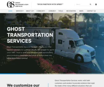 Ghosttrans.com(Ghost Transportation Services) Screenshot