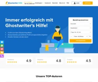 Ghostwriter-Hilfe.de(Akademisches Ghostwriting) Screenshot