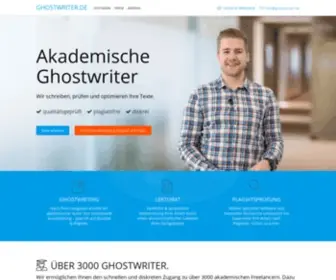 Ghostwriter.de(Ghostwriter gesucht) Screenshot