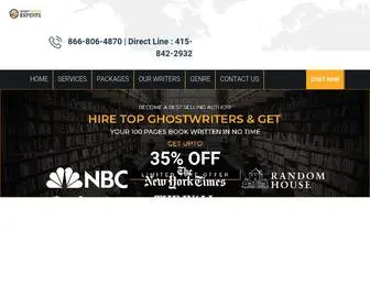 Ghostwriterexperts.com(Ghostwriting) Screenshot