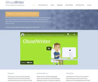 Ghostwriterus.com(Professional Book Writing Service) Screenshot