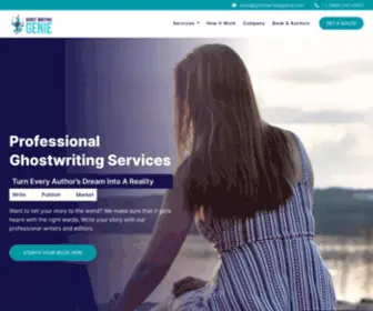 Ghostwritinggenie.com(Ghost Writing Genie) Screenshot
