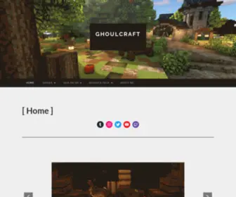 Ghoulcraft.com(WordPress.com is the best place for your personal blog) Screenshot