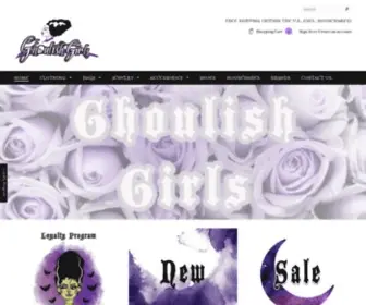 Ghoulishgirls.com(Ghoulish Girls) Screenshot