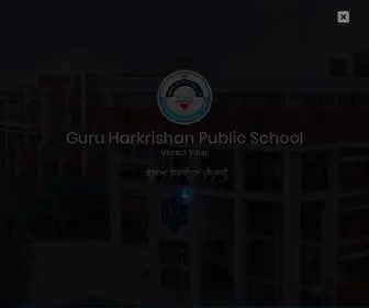 GHPSVV.edu.in(Guru Harkrishan Public School) Screenshot