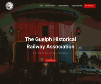 Ghra.ca(The Guelph Historical Railway Association) Screenshot