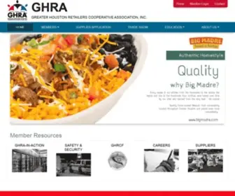 Ghraonline.com(Greater Houston Retailers Cooperative Association) Screenshot