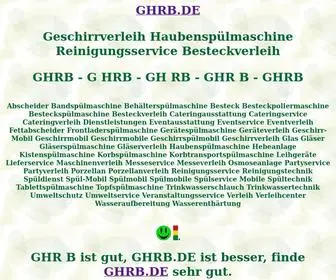 GHRB.de(Spülmobil) Screenshot