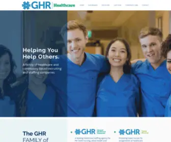 GHrhealthcare.com(GHR Healthcare) Screenshot