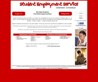 GHS-Ses.org(Student Employment Service) Screenshot