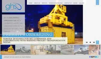 GHSL.ae(UAE Logistic company providing 3PL) Screenshot