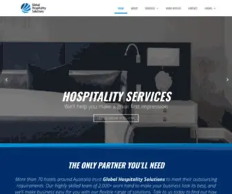 Ghsolutions.net.au(Global Hospitality Solutions) Screenshot