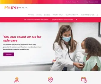 GHS.org(Greenville Health System (GHS)) Screenshot