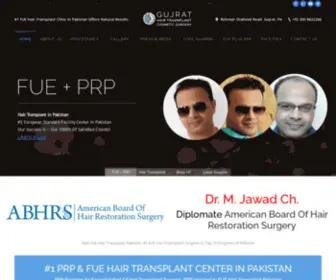 GHT.com.pk(FUE Hair Transplant Pakistan) Screenshot