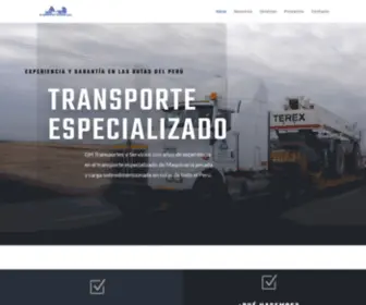 GHtransportes.com(GH Transportes y Servicios EIRL) Screenshot