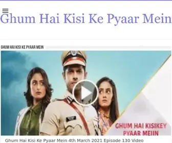 Ghumhaikisikepyaarmein.com(Ghum Hai Kisi Ke Pyaar Mein Star Plus Serial Watch Full Episode Online) Screenshot