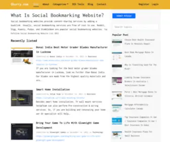 Ghurry.com(Social Bookmarking Platform) Screenshot