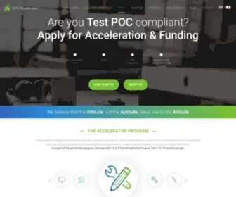 Ghvaccelerator.com(GHV Accelerator stands for Green House Ventures Accelerator. Green House) Screenshot