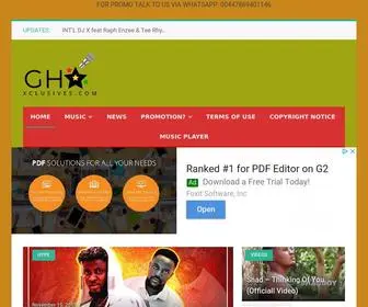 GHXclusives.com(Ghana Music) Screenshot