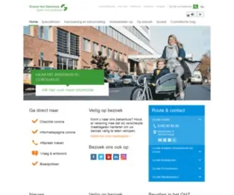 GHZ.nl(Het Groene Hart Ziekenhuis in Gouda) Screenshot