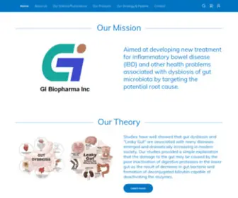 GI-Biopharma.com(GI Biopharma Inc) Screenshot