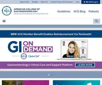 GI.org(American College of Gastroenterology) Screenshot