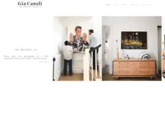 Giacanali.com(Artist and Art Consulting Services for Home and Commercial Spaces) Screenshot