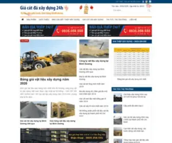 Giacatdaxaydung24H.vn(Giá Cát Đá Xây Dựng 24H) Screenshot