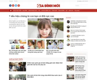 Giadinhmoi.vn(Tạp chí điện tử Gia Đình Mới) Screenshot