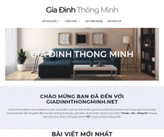 Giadinhthongminh.net(Website đánh giá/review đồ dùng gia đình) Screenshot