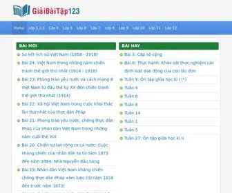 Giaibaitap123.com(Giải) Screenshot
