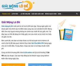 Giaimonglode.com(Giải Mộng Lô Đề) Screenshot
