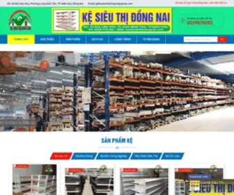 Giakesieuthidongnai.com(Kệ siêu thị tại Đồng Nai) Screenshot