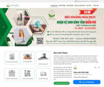 Gialinhclean.vn(Cung Cấp Dịch Vụ Vệ Sinh Phòng Tắm) Screenshot