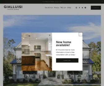 Gialluisihomes.com(Gialluisi Custom Homes) Screenshot