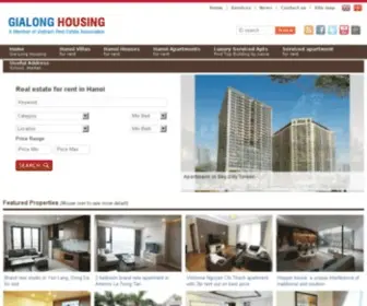 Gialonghousing.com(Hanoi properties to rent) Screenshot