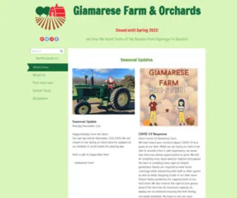 Giamaresefarm.com(Giamarese Farm & Orchards) Screenshot