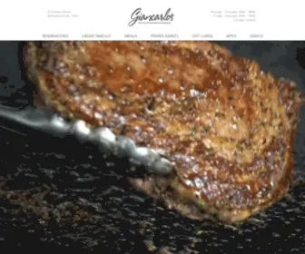 Giancarlossteakhouse.com(Giancarlo's Sicilian Steakhouse & Pizzeria) Screenshot