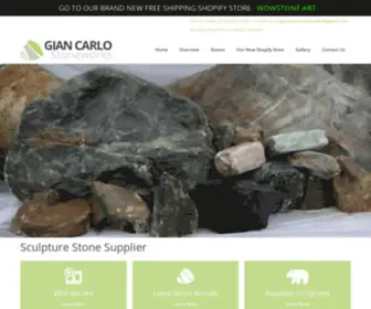 Giancarlostone.com(Sculpture Stone Supplier) Screenshot