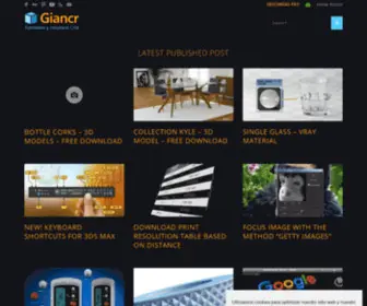 Giancr.com(Tutoriales, descargas y recursos gratuitos CGI) Screenshot