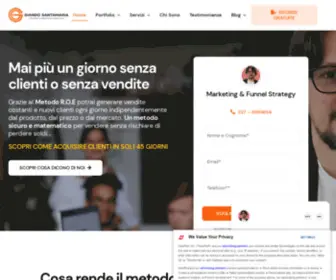 Giandosantamaria.it(Agenzia Marketing Monza) Screenshot