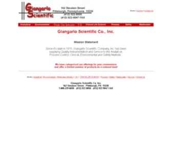 Giangarloscientific.com(Giangarlo Scientific) Screenshot