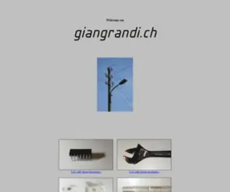 Giangrandi.ch(Welcome on) Screenshot