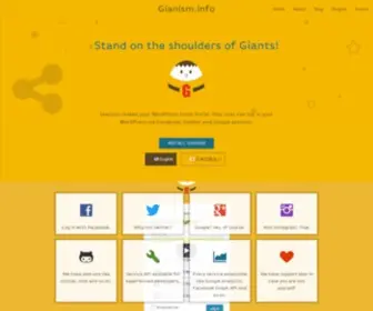 Gianism.info(Simple and Extensible) Screenshot