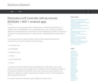 Gianlucaghettini.net(Gianluca Ghettini) Screenshot